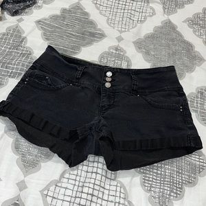YMI black jean shorts